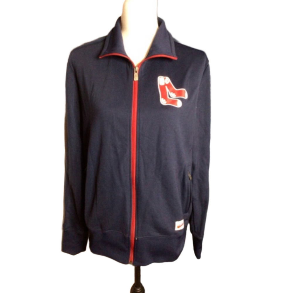 Boston Red Sox Nike Navy Blue Women's Jacket xL.  (5aa)